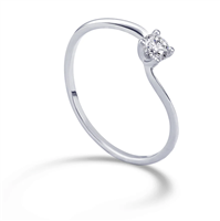 Ringe Mikiko Dame in Weißgold 0.06 Ct MA5129O4BR006 - MA5129O4BR006